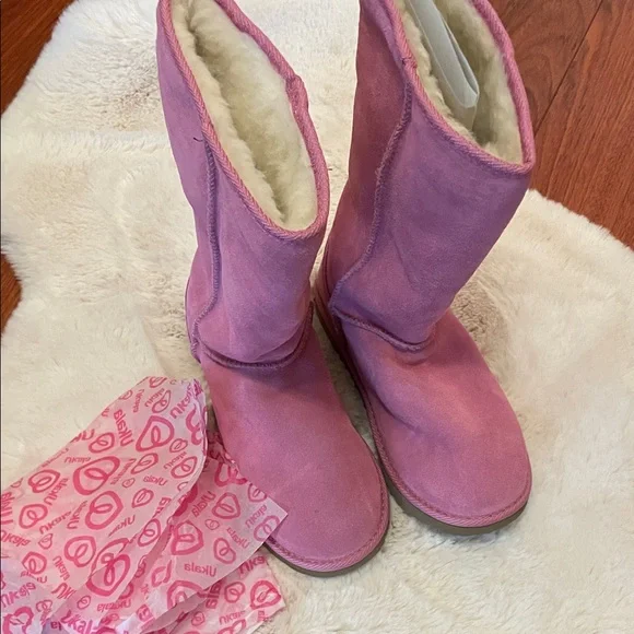 New! Ukala Women's SZ 10 Pink Winter Boots - Picture 7 of 11